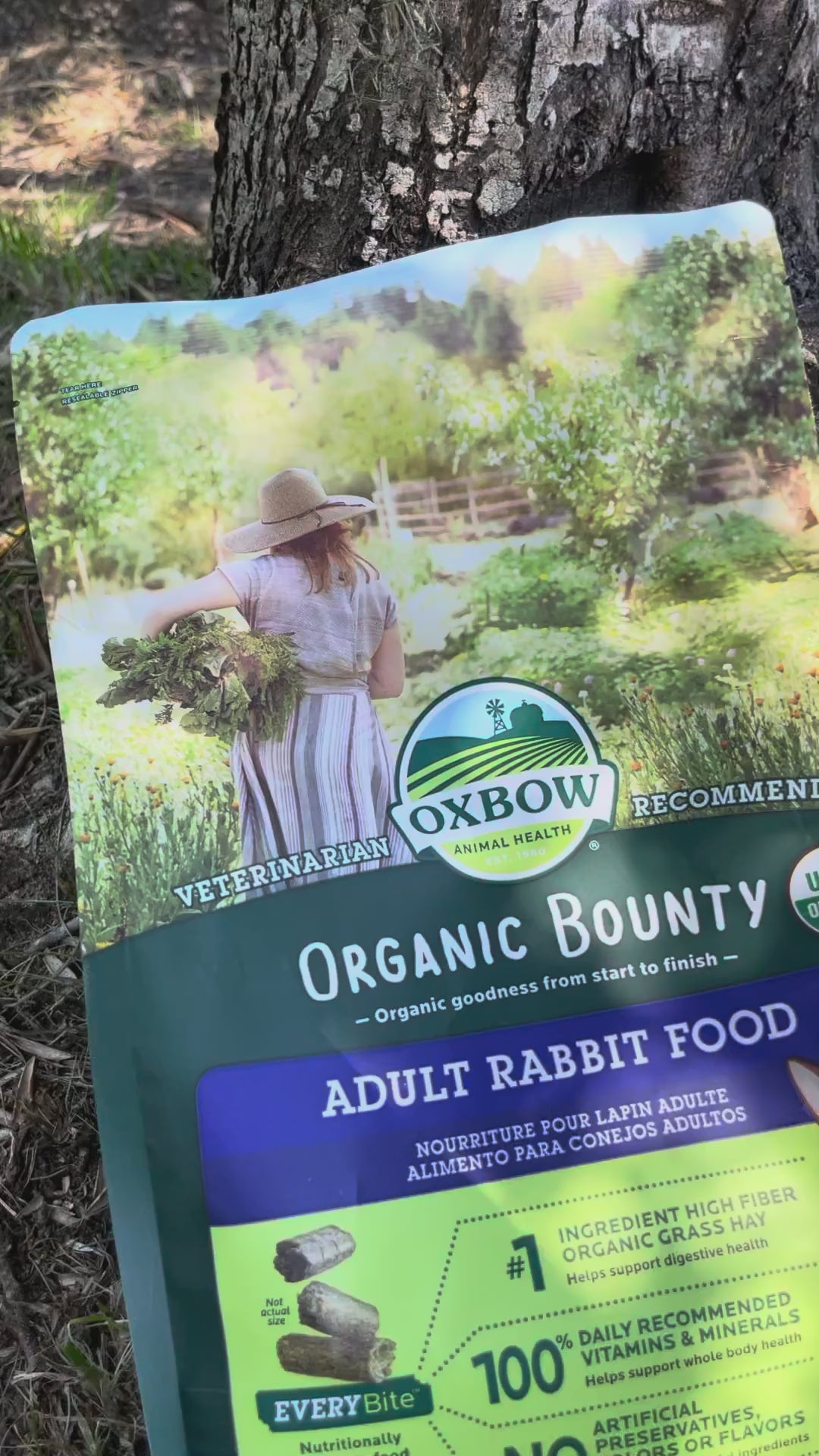 Oxbow Organic Bounty Adult Rabbit Food 🌿🐰